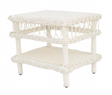 Стол плетенный для летней веранды